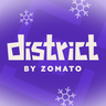 District: Movies Events Dining logo