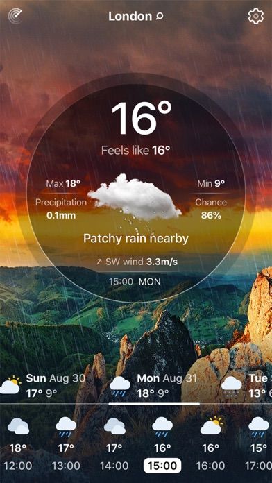 Weather Live° - Local Forecast screenshot 1