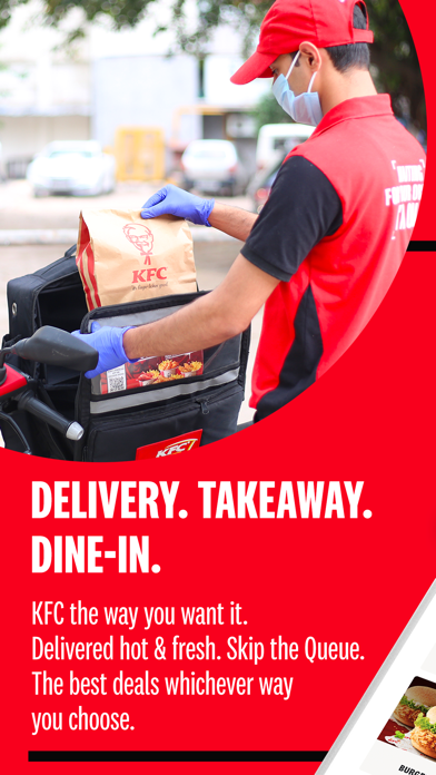 KFC India online ordering app screenshot 1