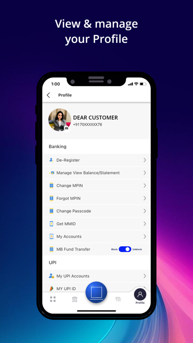 Canara ai1- Mobile Banking App screenshot 3