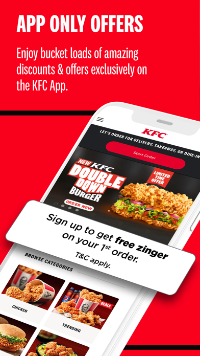 KFC India online ordering app screenshot 2