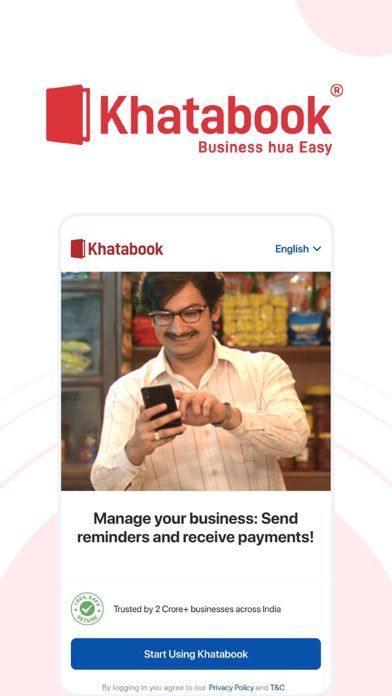 Khatabook Vyapar App screenshot 1