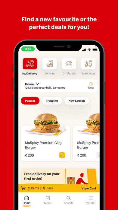 McDelivery India west & south screenshot 4