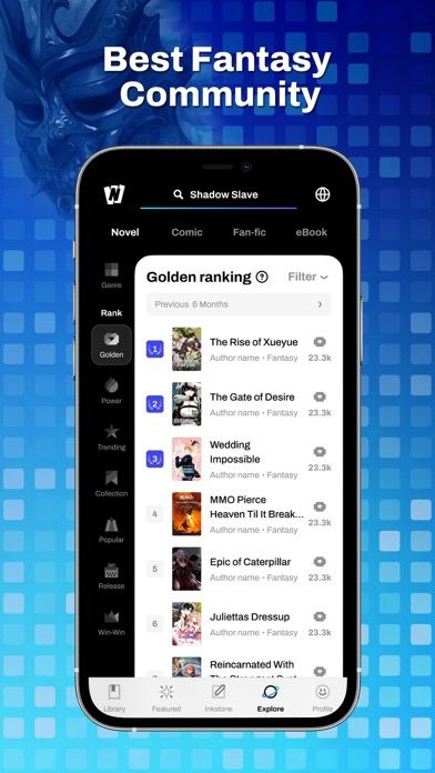 WebNovel - Read Novels & Manga screenshot 3