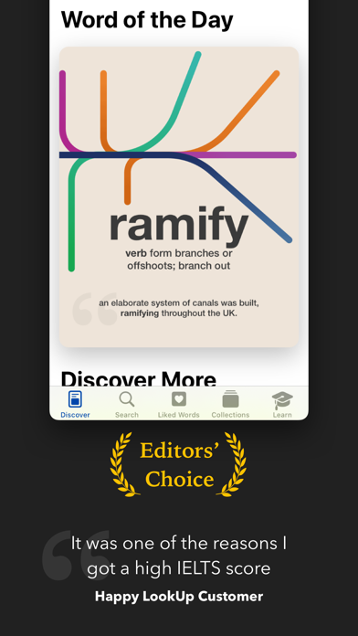 LookUp: English Dictionary screenshot 1
