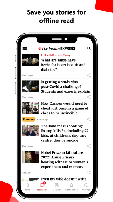 Indian Express News + Epaper screenshot 2
