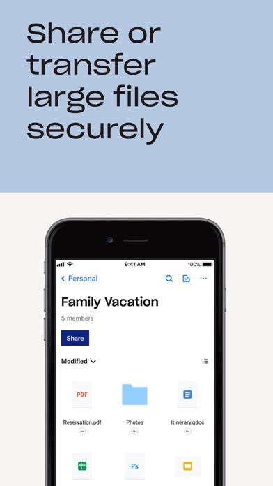 Dropbox: Files & Photo Storage screenshot 5
