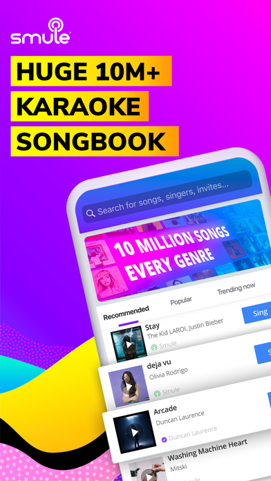 Smule: Sing & Record Karaoke screenshot 1