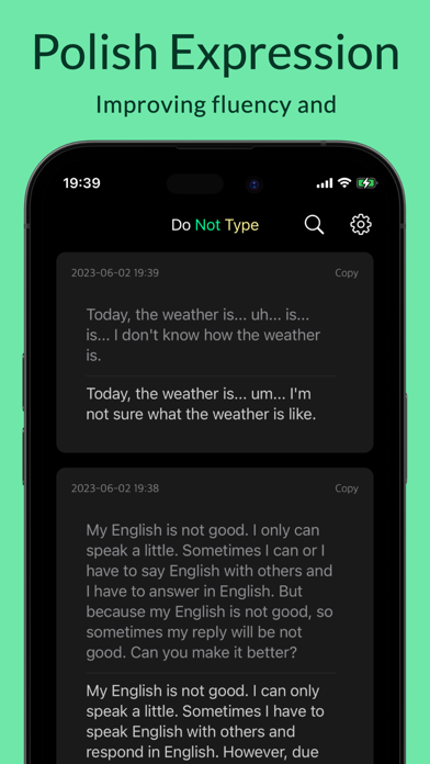 Do Not Type - Speak and Polish screenshot 2