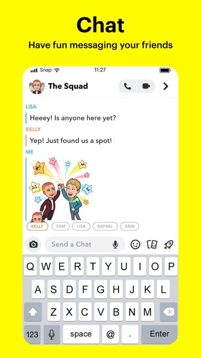 Snapchat: Chat with friends screenshot 2