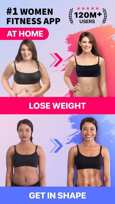 Workout for Women: Fit at Home screenshot 1