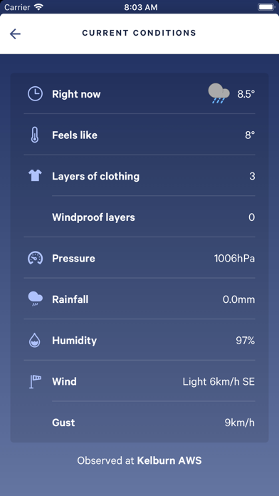 MetService screenshot 5
