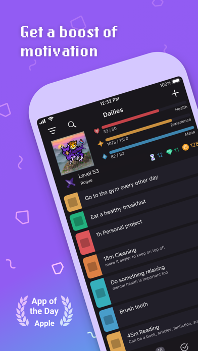 Habitica: Gamified Taskmanager screenshot 1