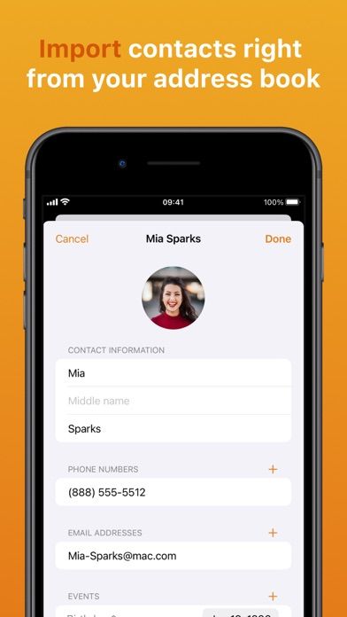 Amato: Friendship Tracker CRM screenshot 5