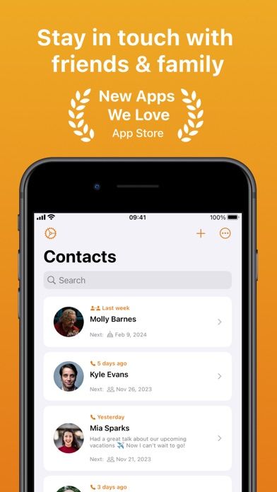Amato: Friendship Tracker CRM screenshot 1