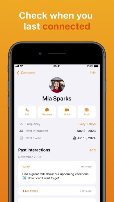 Amato: Friendship Tracker CRM screenshot 3