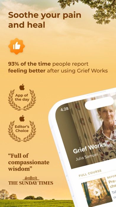 Grief Works: Self Care & Love screenshot 1
