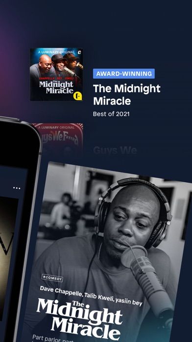 Luminary Podcasts & Originals screenshot 2