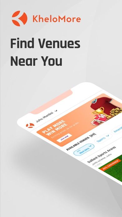 Khelomore - Book Sports Venues screenshot 1