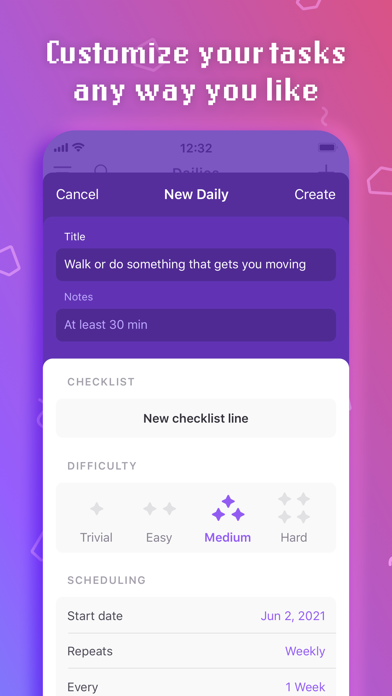 Habitica: Gamified Taskmanager screenshot 3