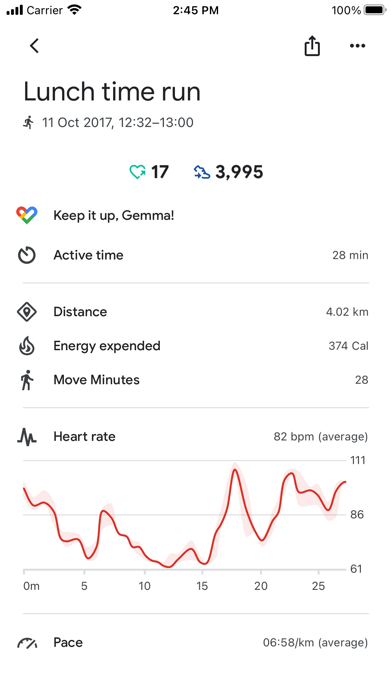 Google Fit: Activity Tracker screenshot 4