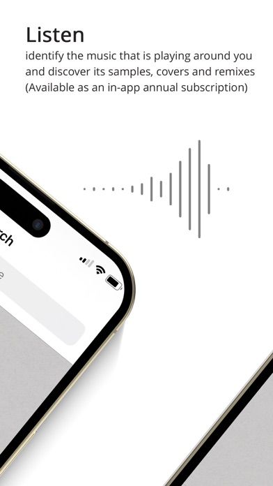 WhoSampled screenshot 2