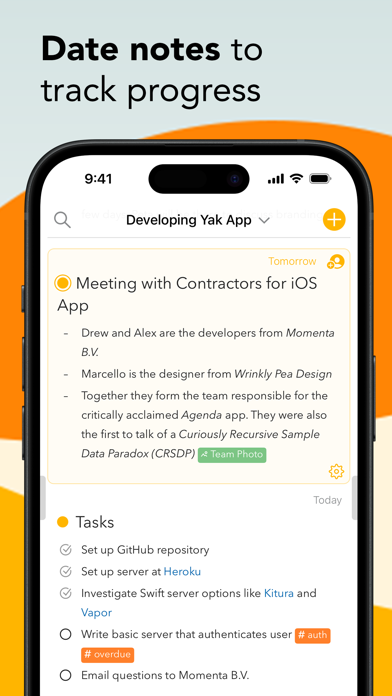 Agenda: Notes meets Calendar screenshot 3