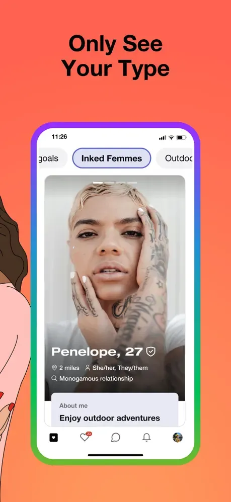 HER: Lesbian LGBTQ Dating screenshot 2