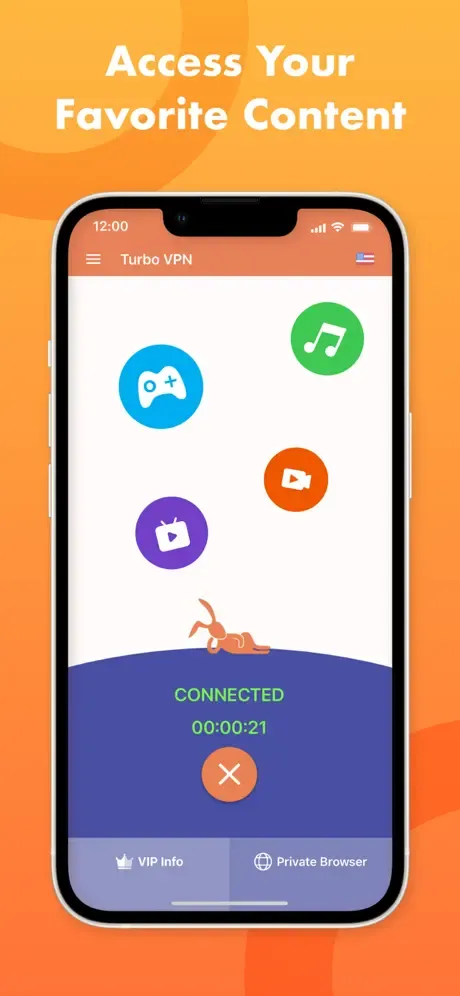 Turbo VPN Private Browser screenshot 5
