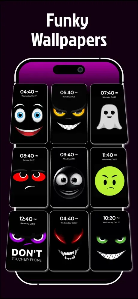 Funky Smiles Live Wallpapers screenshot 2