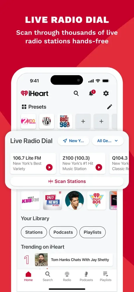 iHeart: Play & Listen to Music screenshot 3