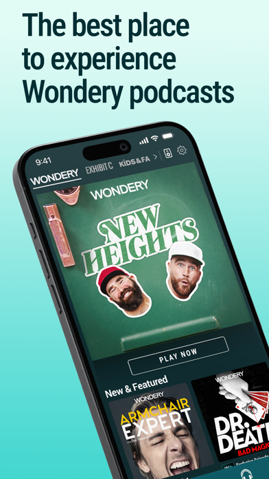 Wondery: Must-Hear Podcasts screenshot 1