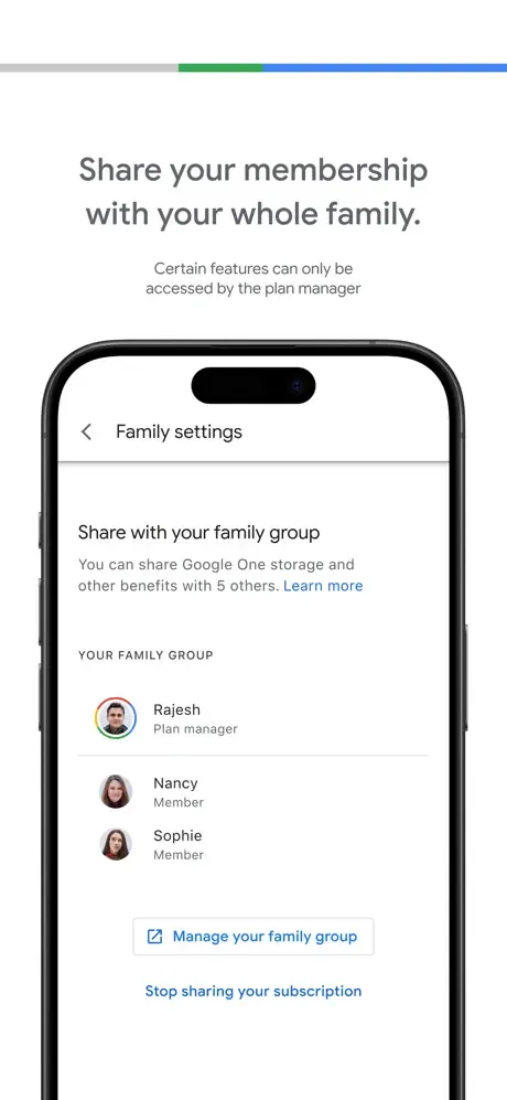 Google One screenshot 5