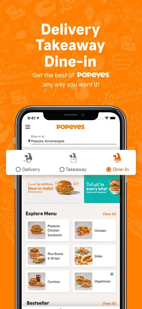 Popeyes India: Food Delivery screenshot 4