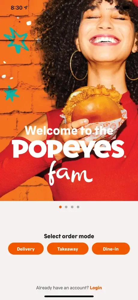 Popeyes India: Food Delivery screenshot 1