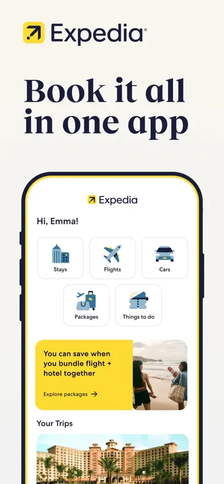 Expedia: Travel, Hotel, Flight screenshot 1