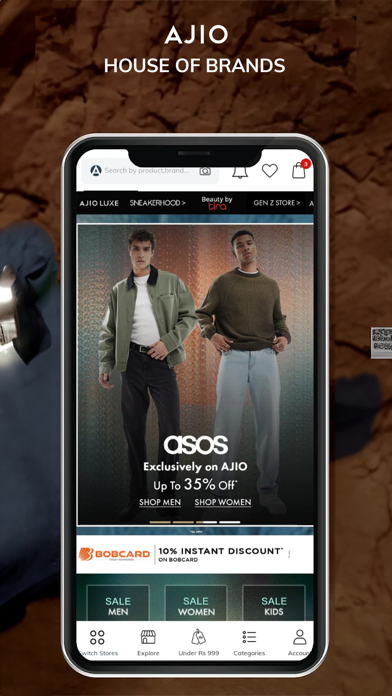 AJIO Online Shopping App screenshot 1