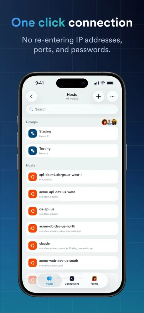 Termius - Modern SSH Client screenshot 1