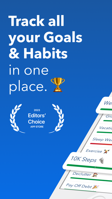 Strides: Habit Tracker + Goals screenshot 1