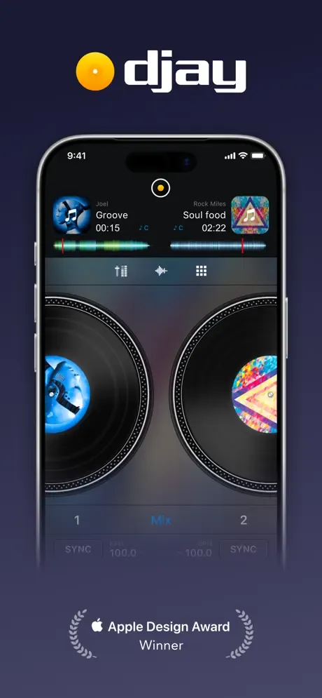 djay - DJ App & AI Mixer screenshot 1