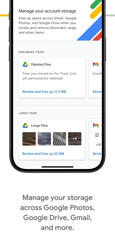 Google One screenshot 2