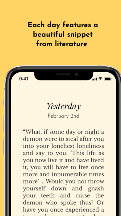 moonlit: Daily Literature screenshot 3