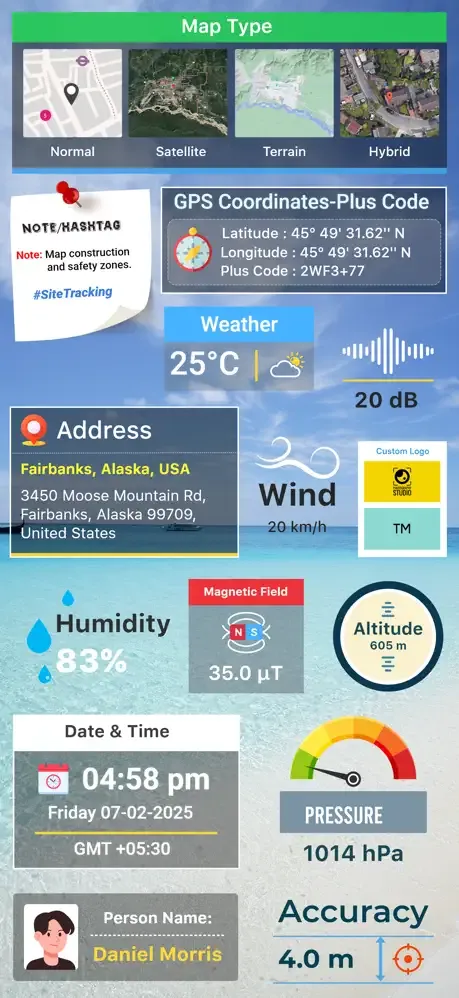 GPS Map Camera : Geo Timestamp screenshot 4