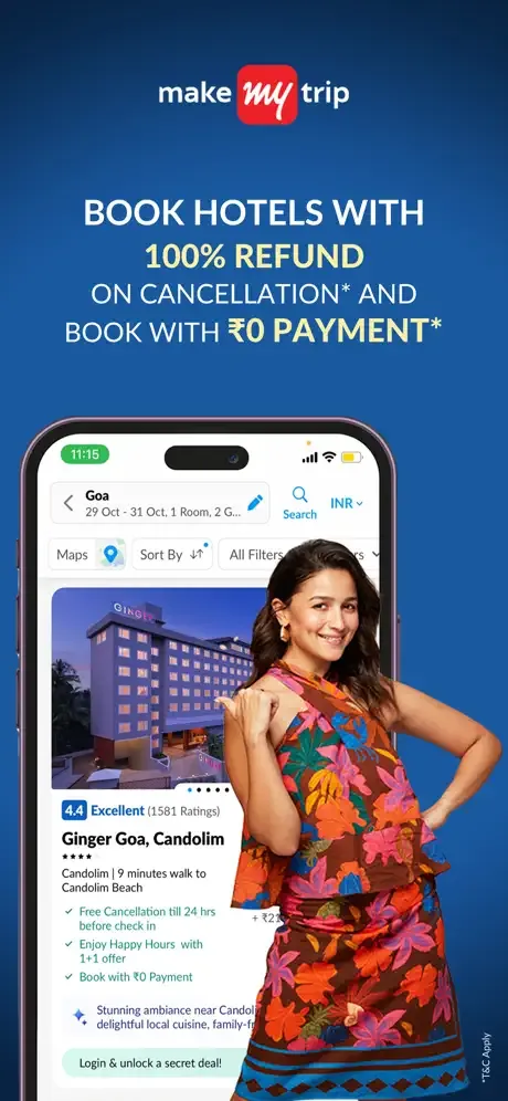 MakeMyTrip Flight, Hotel, Bus screenshot 5