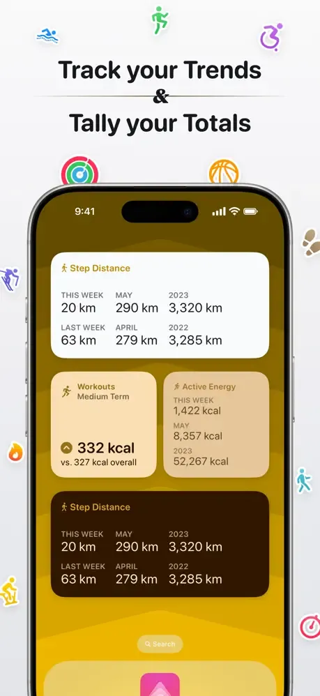 Peak: Health & Fitness Widgets screenshot 5