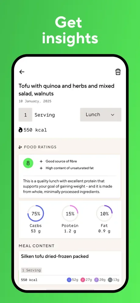 Lifesum: AI Calorie Tracker screenshot 4
