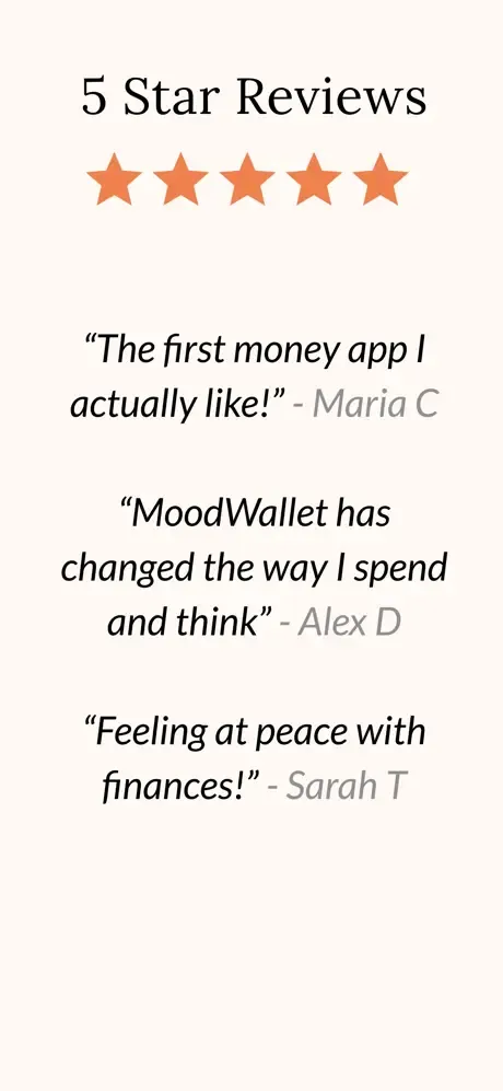 MoodWallet: Mind Your Money screenshot 3