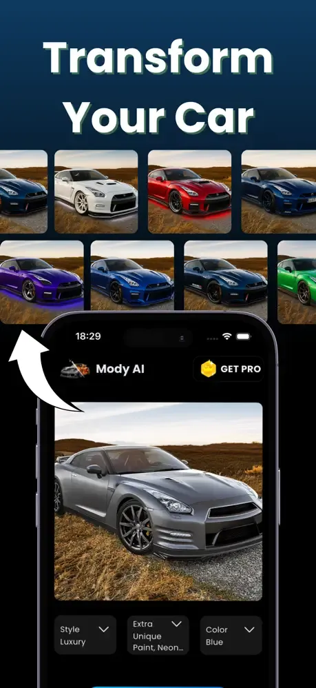 Mody : AI Car Modifications screenshot 2