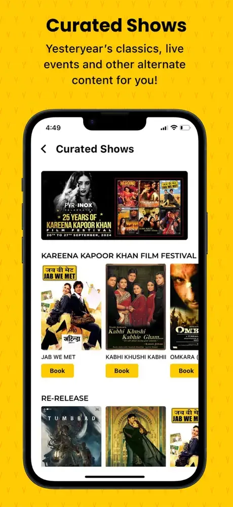 PVR Cinemas - Movie Tickets screenshot 2