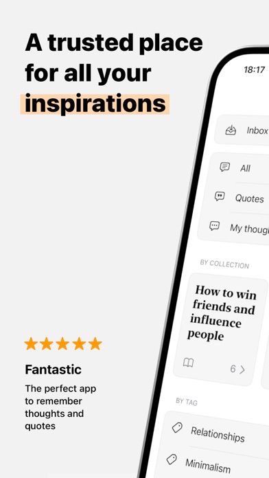 Thoughts - Quotes Manager screenshot 1